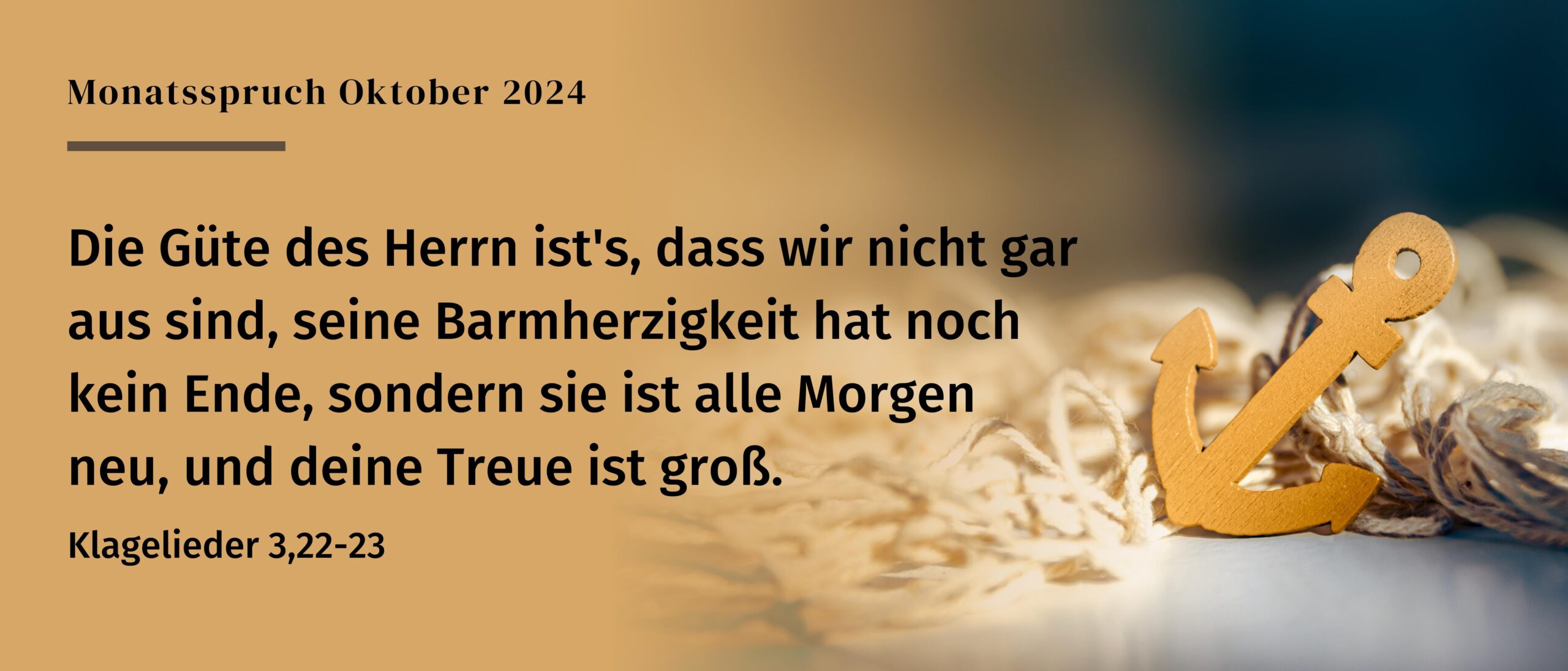 Monatsspruch Oktober 2024